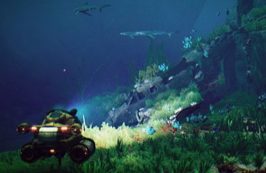 under the waves